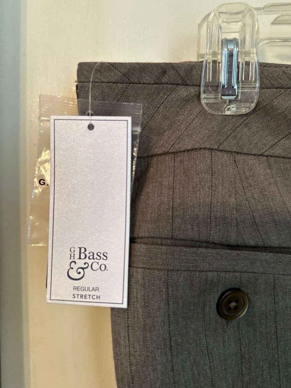 G.H. Bass & Co. Women’s Brown Pinstripe Dress Pants - Picture 5 of 8